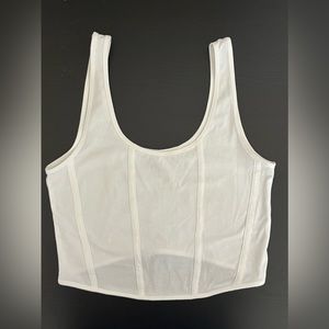 Corset style tank top